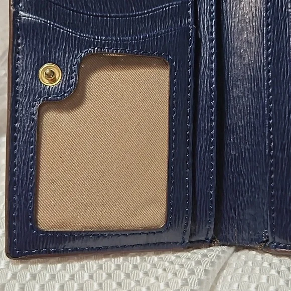 LAUREN RALPH LAUREN NAVY CARD CASE WALLET FOR WOMEN - Picture 5 of 11